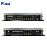 DSP para Coche de 18 Canales con Amplificador de 8 Canales TDA-7850 (Clase AB) 64W X 8CH para Mejora de Audio con Procesador DSP Doble
