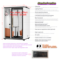 Cabine de réunion de bureau portable, pod de bureau insonorisé avec réduction du bruit de 28-35 dB pour une excellence au travail