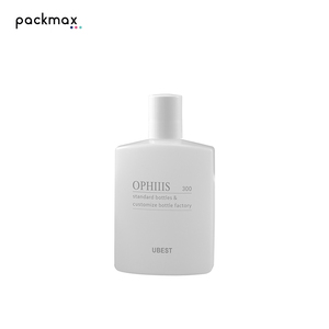 Botella Cuadrada de PE de 250 ml con Tapa Chianti para Gel de Ducha, Champú, Limpiador Facial para Hombres - Recargable - Product Image 1
