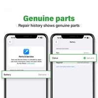 Nouvelle batterie Li-Ion authentique de remplacement iOS26, 0 cycle, pour iPhone 13, batterie de téléphone portable authentique