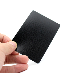 Naipes de Póquer de PVC de Alta Calidad, Resistentes al Agua, Negros, Regalo Creativo, Duraderos, L0016 - Product Image 4