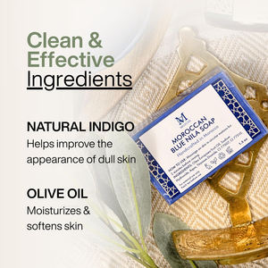 สบู่ก้อนไวท์เทนนิ่งสบู่ก้อนสำหรับทำความสะอาดให้ความชุ่มชื้นผิวแห้งผง Nila Bleu ธรรมชาติขายส่ง - Product Image 4