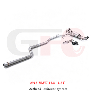 ระบบท่อไอเสียวาลว์โทรนิคสำหรับ BMW 116i 1.5T B38 ปี 2015 แบบ Catback พร้อมปลายท่อคู่ - Product Image 3