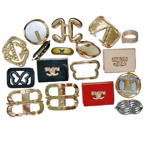 Hebillas <span class=keywords><strong>de</strong></span> Sandalias para Mujer <span class=keywords><strong>de</strong></span> Aleación <span class=keywords><strong>de</strong></span> Zinc con Pedrería y Lentejuelas, Personalizables, <span class=keywords><strong>de</strong></span> Alta Calidad, Elegantes y Lujosas, Decoraciones Doradas para Zapatos JQR - Product Image 6