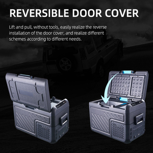 Mini Xe Tủ Lạnh Di Động Tủ Lạnh 12/24V Du Lịch Tủ Lạnh Mạnh Mẽ Máy Nén Một Cách Nhanh Chóng Mát - Product Image 4