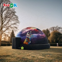 Dôme de planétarium mobile gonflable portatif de tente de projection professionnelle ignifuge de Sayok pour des écoles