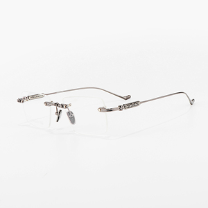 <span class=keywords><strong>Gafas</strong></span> <span class=keywords><strong>de</strong></span> Lectura <span class=keywords><strong>de</strong></span> Alta Gama, Titanio Puro, Negro, Dorado, Plateado, Ópticas, <span class=keywords><strong>de</strong></span> Prescripción, Marca <span class=keywords><strong>de</strong></span> Lujo, Sin Marco, Fabricante <span class=keywords><strong>de</strong></span> <span class=keywords><strong>Gafas</strong></span> al por Mayor - Product Image 1