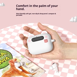 เคสป้องกันน่ารักสำหรับแอปเปิ้ลแอร์พอดโปร 2 และแอร์พอด 2 ซิลิโคนอ่อนนุ่มกันกระแทกสำหรับหูฟังบลูทูธ - Product Image 2