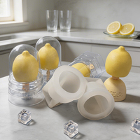 Jianye Food Grade Melkwitte 3D Fruit Siliconen Mal Herbruikbaar Ecologisch Gemakkelijk te ontvormen IJs Mousse Frans Gebak Bakken