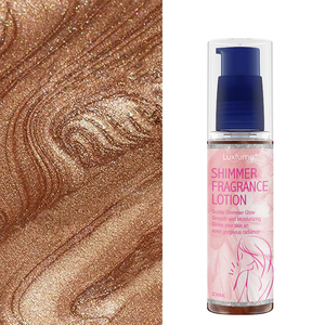 Fragancia Brillo Loción corporal Resaltador Maquillaje <span class=keywords><strong>Hidratante</strong></span> Iluminador Piel Brillo Loción - Product Image 1