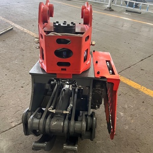 Fast Shipping China Made Excavator <b>Hydraulic</b> Accessories Rotary Claw Grab With Chainsaw Tree <b>Cutter</b> and Move - Product Image 3