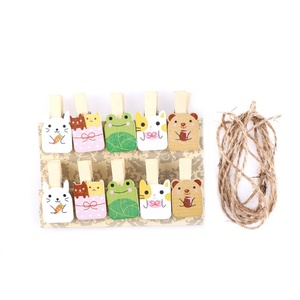 Mini cute petty <strong>Dauphin</strong> of clothing wooden photo paper pegs Pin clip Clips - Product Image 5