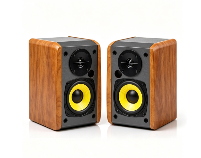 EDIFIER R1000TC Bookshelf Speakers Wood Cabinet 1" PET Tweeter 4" Composite Woofer Dual Input Independent Bass Desktop Speaker