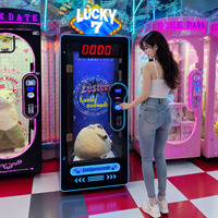 Máquina de Juego de Habilidad Arcade LUCKY 7 Cut Prize de 10 Segundos, Nuevo Diseño, Corta Tu Premio, Juego de Regalo Lucky Spin