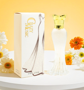 Perfume Floral de 100 ml, Encantador, Elegante y Seductor, Fragancia Duradera, Botella en Forma de Vestido, Caja Única - Product Image 1