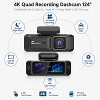 Kamera Dashboard 3.39 Inci IPS Depan 4K Kiri Kanan Belakang 1080P Sistem Pemantauan Empat Arah Kendaraan Otomatis