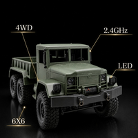 Voiture RC Hobbi Grade 6x6, camion utilitaire 4x4, 2,4 GHz, lumières LED, 40 min d'autonomie, ABS+Métal, prête à l'emploi, intérieur-extérieur, fonction Follow Me, chargeur inclus