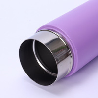 Flacon à vide en acier inoxydable 600ml personnalisé sans Bpa écologique réutilisable bouteille d'eau verte isolée à double paroi