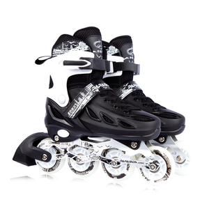 Patines en Línea Blancos y Negros OEM ODM al Mejor Precio con Ruedas de PU, Patines de Ruedas con Botas Rígidas para Niños y Adultos - Product Image 5