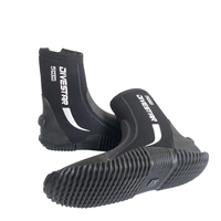 DIVESTAR 5MM Sepatu Selam Karet Neoprene Hitam Vulkanisir Peralatan Selam Pantai Sepatu Olahraga Tahan Air Bernapas Anti Selip
