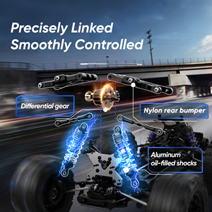 JIUSI PT14R 1/14 Brushless RC Monster Truck 80km/h High Speed 4WD Off-Road Vehicle Electric Hobby Grade Model RTR - Product Image 2