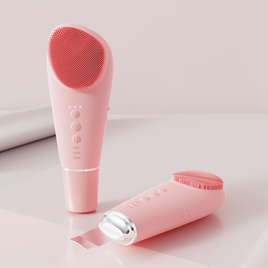 Силиконовая электрическая щетка для чистки лица, 2 в 1 - Product Image 5