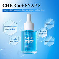 Serum Wajah OEM/ODM GHK-Cu Copper Peptide Anti-Penuaan, Perbaikan Kerutan, Pengencang Kulit dengan Asam Hialuronat dan Dukungan Antioksidan