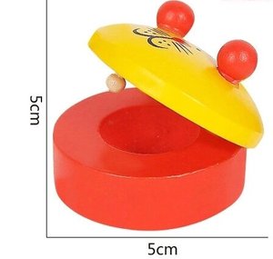 Castañuelas de animales coloridas Orff al por mayor, instrumento de percusión de madera para niños, juguete educativo musical - Product Image 4