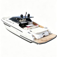 Perahu Pontong Pancing Desain Putih Berbahan Fiberglass Reinforced Plastic dengan Mesin Tempel 200HP 30-35 Knots Ukuran Dapat Disesuaikan Buatan Cina