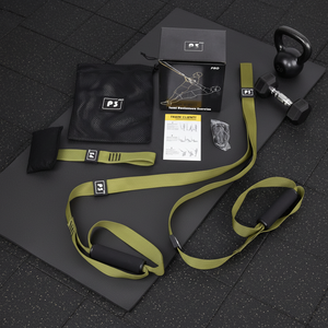 Chengmo สายออกกำลังกายแบบ P3-1สไตล์พื้นฐานสำหรับเล่นโยคะเข็มขัดแขวนทำจากเหล็กเชือกดึงออกกำลังกาย - Product Image 3