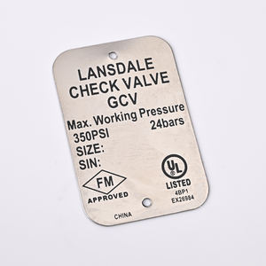 All'ingrosso personalizzato 3d in ottone goffrato in acciaio inossidabile segno di targhetta in metallo personalizzato per incisione Logo - Product Image 3