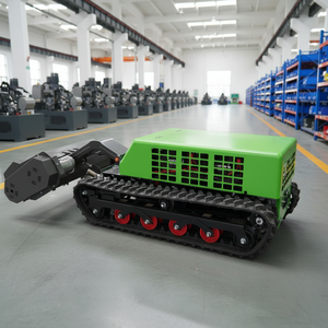 Electric Tracked Grass Cutting Machine | 60V <b>Battery</b> Lawn Mower for Tough Terrain & Landscaping Work - Product Image 2