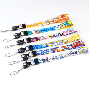 Lanière <span class=keywords><strong>de</strong></span> téléphone portable Kawaii avec logo personnalisé Lanière <span class=keywords><strong>de</strong></span> <span class=keywords><strong>cou</strong></span> avec logo Collier d'anime Lanière d'anime en polyester bon marché - Product Image 5