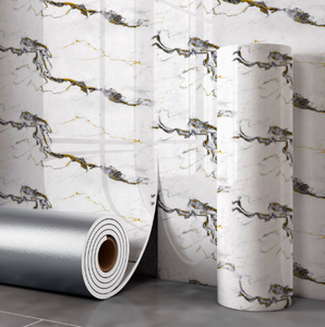 สติ๊กเกอร์ติดผนังลายกระเบื้อง PVC กันน้ำแบบม้วน - Product Image 1