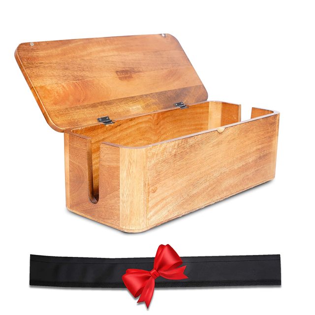Cable Management Box Cord Organizer- Cable Organizer for Desk