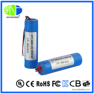 แบตเตอรี่ลิเธียมไอออนแบบชาร์จได้ 18650 ขนาด 3.7V 2200mAh 2.2Ah 8.14Wh พร้อมวงจรและขั้วต่อ - Product Image 6