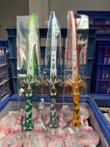 Vente en gros bâtons lumineux en plastique pour enfants, jouet lumineux pour enfants, jouets lumineux clignotant <span class=keywords><strong>laser</strong></span> lumière <span class=keywords><strong>sabre</strong></span> épée pour fête - Product Image 3