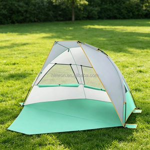 Tente de plage extérieure UPF50+ Protection solaire Portable Pliable 2-3 personnes <span class=keywords><strong>Camping</strong></span> en bord de mer Ombre UV Légère en polyester - Product Image 1