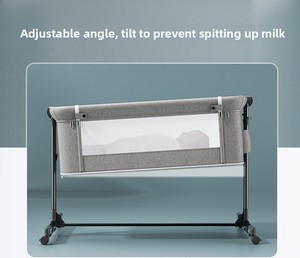 Cuna Portátil Plegable 3 en 1 con Juguetes, Cuna Colecho para Recién Nacidos de 0 a 36 Meses, Corralito y Cama Grande Adaptable - Product Image 6