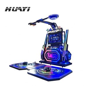 Système de jeu de rythme interactif VR double machine de danse multijoueur, plus de 70 jeux, borne d'arcade en métal pour divertissement intérieur en centre commercial - Product Image 5