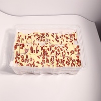 Barres de gâteau au lait fraise-mangue, bonbons gélifiés fruités, moelleux et croquants, avec amandes, en vrac 500g, OEM, vente en gros