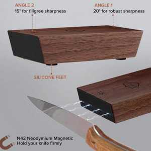 RTS Kitchen Detachable Manual Tumbler Diamond <strong>Knife</strong> <strong>Sharpener</strong> Set Roller <strong>Rolling</strong> <strong>Knife</strong> <strong>Sharpener</strong> Kit <strong>Knives</strong> Easy-to-Use Manual - Product Image 4