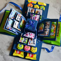 Boîte-cadeau surprise à cinq couches pour enfants, boîte mystère populaire pour les anniversaires des enfants