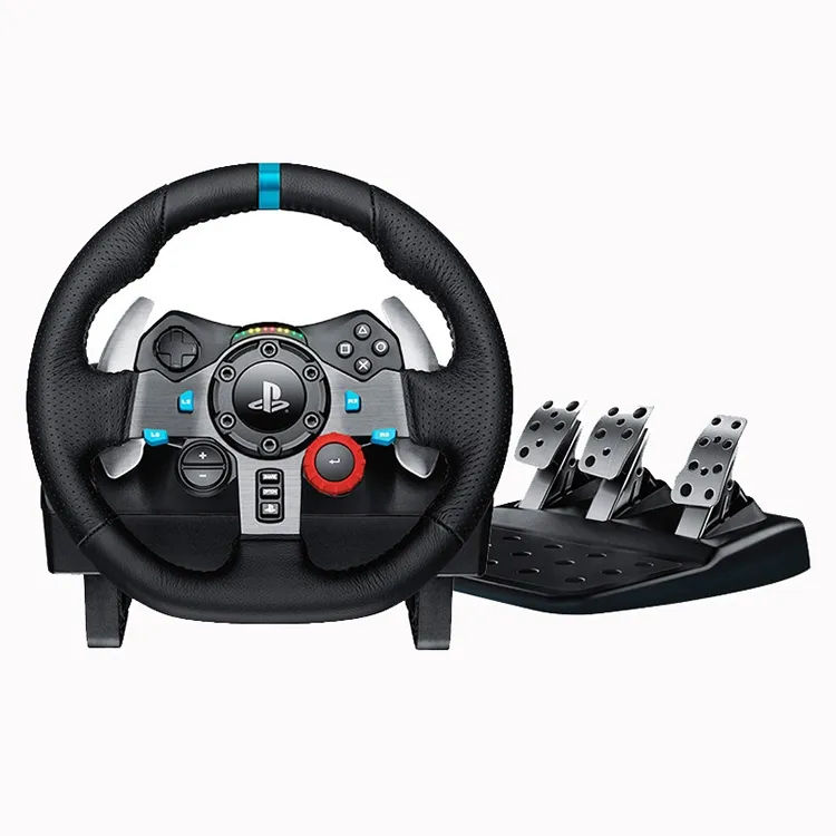 Set originale di ruote da corsa Logitech G29 Feedback forza motrice con pedali reattivi e cambio di forza motrice per Pc Xbox