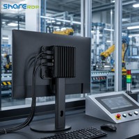 Sharerdp Factory Suministro al por Mayor MH Intel Core I5 10.ª Gen. 10210U HD VGA USB3.0 RS232 VESA Mount Mini PC Industrial Sin Ventilador