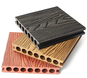 Cubierta WPC de <span class=keywords><strong>madera</strong></span> ecológica bicolor resistente a grietas compuesto de coextrusión <span class=keywords><strong>para</strong></span> exteriores impermeable tradicional <span class=keywords><strong>para</strong></span> <span class=keywords><strong>madera</strong></span> de terraza de <span class=keywords><strong>buena</strong></span> calidad - Product Image 1