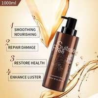 Après-shampoing à l'huile d'argan sans sulfate Nuspa, prix de gros, 1000 ml, hydratation efficace, améliore la sécheresse des cheveux