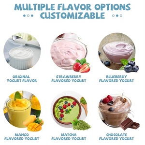 Halal OEM commerciale all'ingrosso nessuna fermentazione richiesta <span class=keywords><strong>Yogurt</strong></span> gelato miscela semplice <span class=keywords><strong>Yogurt</strong></span> in polvere - Product Image 6