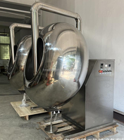 Machine automatique de recouvrement de bonbons au caramel et aux noix de 3-5 kg, machine de pulvérisation de sucre pour fèves de chocolat