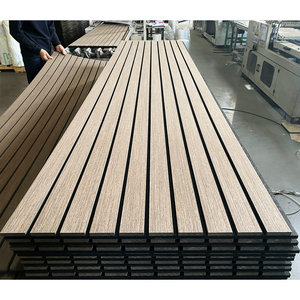 Pannelli Acustici in Legno Akupanel, Pannelli 3D da Parete, Pannelli Fonoassorbenti Impermeabili in MDF, <span class=keywords><strong>Design</strong></span> Moderno per <span class=keywords><strong>Studio</strong></span> - Product Image 4